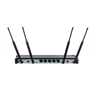 Ad4q Đúng Đa dạng IR Hồng Ngoại 4 Kênh Không Dây Microphone Kim Loại <span class=keywords><strong>Receiver</strong></span> Và Cầm Tay Cho Buổi Hòa Nhạc - Product Image 4