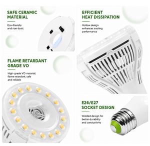 Bombilla LED PAR20 de 10W E27 para Cultivo - Product Image 5