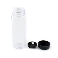 Bouteilles d'eau en plastique transparent avec impression de logo, portable, personnalisé, pour sport, 500ml, 10 unités