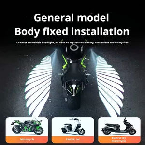 Feux <span class=keywords><strong>LED</strong></span> pour <span class=keywords><strong>moto</strong></span> LS, ailes d'ange, lot, style cool, projecteur blanc, conduite nocturne, vente en gros, feux décoratifs pour <span class=keywords><strong>moto</strong></span> - Product Image 4