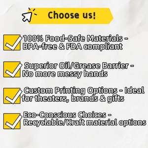 Sachet Doypack Personnalisé de Qualité Alimentaire pour Popcorn, Donuts, Biscuits et Desserts – Emballage Anti-Humidité et Anti-Graisse à Usage Industriel - Product Image 5