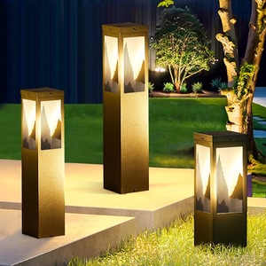 Lampe solaire de jardin Nightsappan, lampe LED imperméable pour pelouse, éclairage extérieur pour allée de jardin, villa, cour - Product Image 1