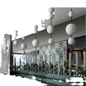 Lámpara Colgante de Cristal LED de Estilo Nórdico Minimalista, Moderna y Creativa, de Lujo, para Sala de Estar o Dormitorio - Product Image 1