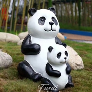 ประติมากรรมมินเนี่ยนไฟเบอร์กลาสแบบกำหนดเอง, รูปปั้นตัวการ์ตูนขนาดใหญ่สำหรับตกแต่งสวนสนุกและห้างสรรพสินค้า - Product Image 3