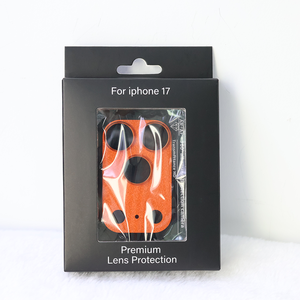 Protector de Lente de Cámara 2.5D con Anillo, en Azul, Verde Azulado y Naranja, para iPhone 17 Pro Max - Product Image 2