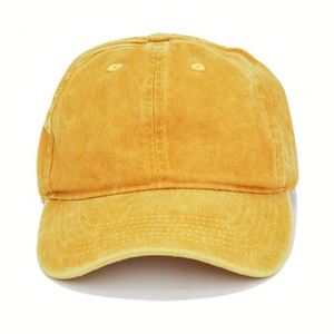 Casquette de baseball pour femme en coton 100 % à 6 panneaux avec fermeture à boucle métallique et logo sur les panneaux avant et arrière – Vente en gros - Product Image 1