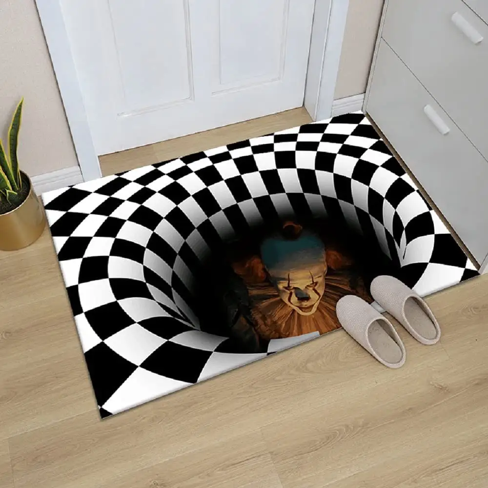 Halloween Christmas Rug Custom Printed Indoor Doormats Funny Sublimation 3d Door Mat