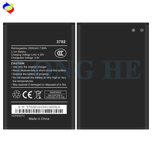 2000mAh 3702 交換用バッテリー Wiko Lenny 3 Jerry 携帯電話バッテリー用 - Product Image 3