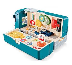 Juguete de Autobús Escolar con Volante, Sonido y Luces para Niños Pequeños, Juguete Educativo de Conducción - Product Image 6
