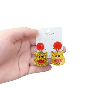 All'ingrosso <span class=keywords><strong>natale</strong></span> piccoli orecchini di alce Babbo <span class=keywords><strong>Natale</strong></span> pupazzo di neve albero di <span class=keywords><strong>natale</strong></span> ornamenti <span class=keywords><strong>per</strong></span> feste regali <span class=keywords><strong>per</strong></span> la tua ragazza - Product Image 5