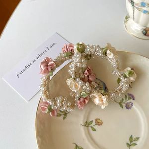 Coleteros de Pelo con Flores de Perlas para Mujer, Nuevas Horquillas de Pelo Estilo Bosque Dulce, Accesorios de Pelo de Moda Coreana de Lujo - Product Image 4