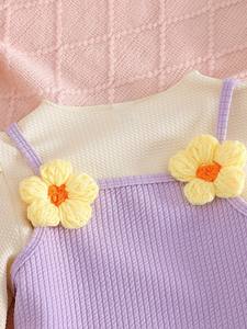 Conjuntos de suéter de Otoño de 2 años más nuevos baratos de fábrica, vestido de niñas pequeñas, ropa <span class=keywords><strong>alta</strong></span> para niños, ropa de invierno para niñas - Product Image 4