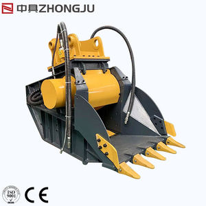 1-50 टन खुदाई के लिए मोटर के साथ खुदाई हाइड्रोलिक रॉक क्रशर बाल्टी - Product Image 4