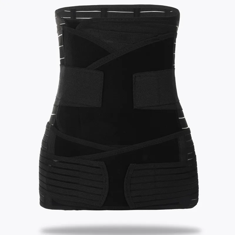 Postpartum Tummy-Control Body Shaper: waistband, closure and adjustment-point detail