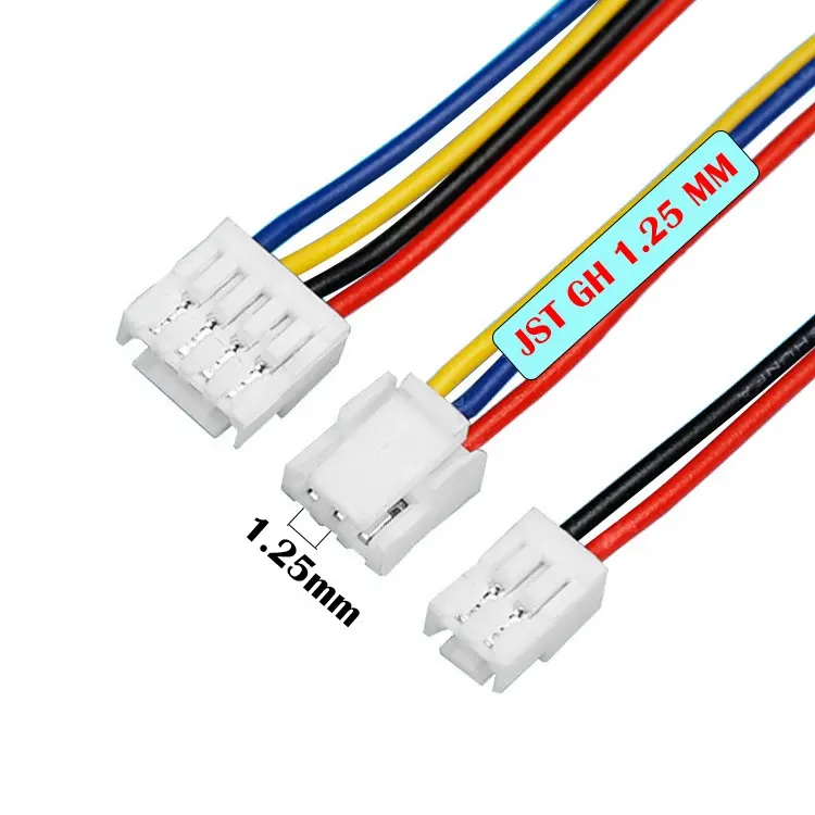 Jst Gh GHR-06v-s Jst-Gh 1.25 Mm 1.25 Mm 125Mm Toonhoogte 2 3 4 5 6 8 P 10 Pin 4pin 3pin T-1 4-Pin Set Kabel Kabelboom En Connector