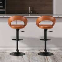 Tabouret de bar en stock avec hauteur réglable, dossier pivotant, style minimaliste italien de luxe léger, style américain, chaise de table d'îlot