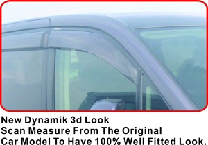 Visera cromada para ventana de coche, accesorios de ventilación, protector contra la lluvia y el sol, 2007 - Product Image 5