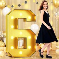 Grenzüberschreitend Bestseller Leuchtende Zahlenrahmen Partydekoration Hintergrund Jubiläum Weihnachten Valentinstag Kaltweiß