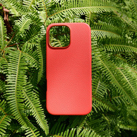 Étui de téléphone en cuir véritable à motif litchi pour iPhone 16 Pro Max, coque de protection originale pour téléphone portable, personnalisation