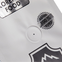 Sachet d'emballage de café portable refermable, pochette autoportante anti-poussière de qualité alimentaire avec valve pour coffret cadeau de café