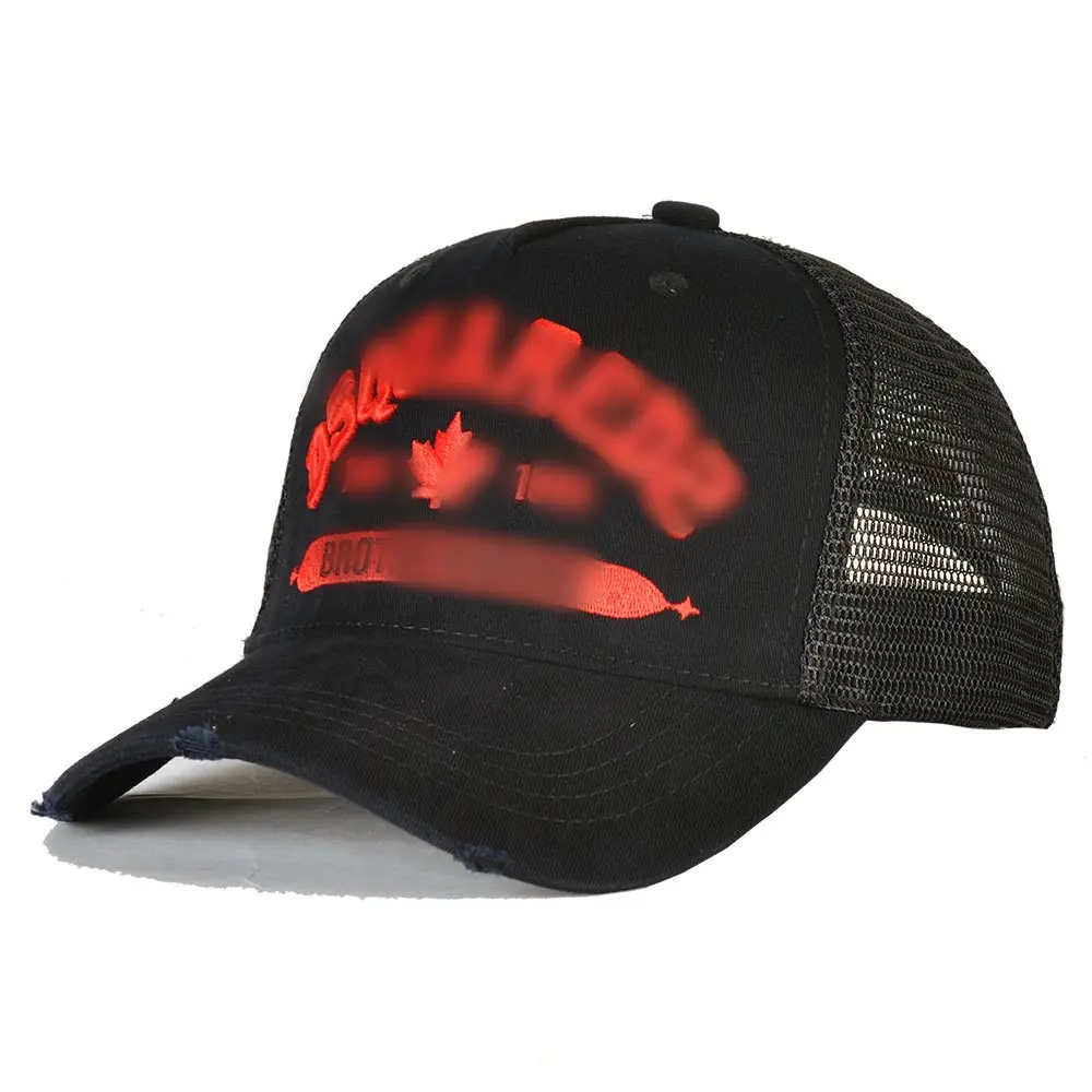 قبعات الماركات الشهيرة المصممة للجنسين قبعات بيسبول كلاسيكية مطرزة قبعات سائق شاحنة حيوان شبكة