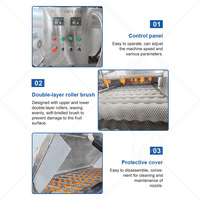 Orme Citrus Tomaat Citroenfruit Wax Coating Apple Sinaasappel Wax Machine