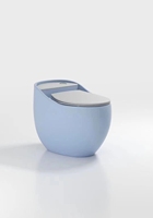 Toilette électrique intelligente moderne avec télécommande, nettoyage automatique, fonction de chauffage du siège et du sangle