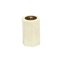 Pilier de support hexagonal en nylon avec insert en laiton, écrou de couplage femelle-femelle, fixation personnalisée pour circuits imprimés électroniques