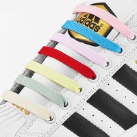 Lacets de chaussures 10 mm de largeur, double couche, épaissis, 31 couleurs, lacets plats en polyester, adaptés aux chaussures, baskets