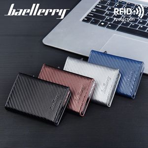Baellerry Men's Card Holder RFID Protection Magnetic Pop Out Credit Card <b>Case</b> Black Summer 2024 - Product Image 2