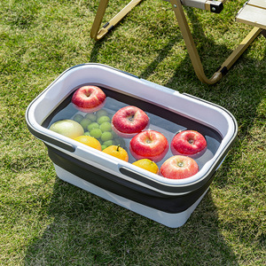 Cesta Plegable de Alta Calidad para Camping, Cesta de Almacenamiento con Tapa, Contenedor para Picnic - Product Image 6