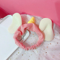 Bandeau en peluche pour bébé fille avec oreilles d'éléphant, confortable, pour les soins de la peau des femmes