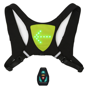 Sac de ceinture de cyclisme sans fil à LED Gilet de sécurité réfléchissant pour clignotant ECEEN Gilet réfléchissant de vélo haute visibilité - Product Image 5