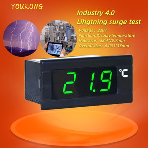 <strong>Wall</strong> Mounted Digital Freezer <strong>Thermometer</strong>/temperature Panel Meter with Sensor TPM-900 - Product Image 4