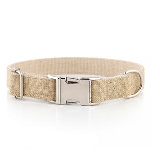 COCO BUDDY Desain Asli Grosir Perusahaan Kerah Anjing Rami Dapat Disesuaikan Kerah Anjing Rami Kerah dan Tali Anjing Set - Product Image 6