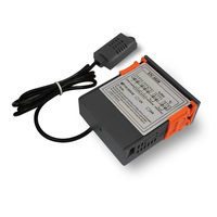 Contrôleur intelligent de température et d'humidité à affichage numérique pour l'incubation et l'élevage, thermostat-humidistat avec sonde