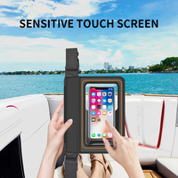 Nouveau produit PVC éponge téléphone portable taille Pack 100% flottant IPX8 étanche téléphone pochette sac pour natation plage