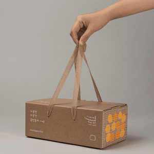 Digital Printing Eco-friendly Fruit Gift Baking Packaging Brown Kraft <strong>Paper</strong> <strong>Boxes</strong> With Foldable Design Handle - Product Image 1