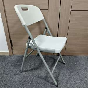 Chaises pliantes en plastique HDPE blanc, robustes, pour événements extérieurs, fêtes, jardins, capacité <span class=keywords><strong>de</strong></span> charge <span class=keywords><strong>de</strong></span> 650 lb, vente en gros - Product Image 4