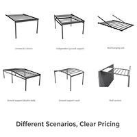 Pergola autoportante en bois avec toit à lames motorisé thermolaqué, flexible, pour terrasse extérieure, jardin et patio