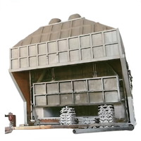 Fourneau de fusion vertical à grande porte en aluminium de type stationnaire, pour la fusion et le maintien, solution complète pour l'aménagement de la maison de fusion d'aluminium