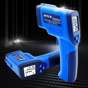 Termómetro infrarrojo láser TD360, termómetro industrial portátil con emisividad ajustable, termómetro infrarrojo TM550. - Product Image 1