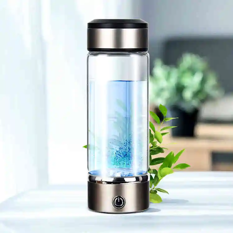 Portable high quality alkaline electrolysis maker generator rich hydrogen water bottle pem