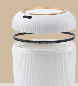 ถังขยะแบบมีเซ็นเซอร์แบบเหนี่ยวนำ PP ทรงสี่เหลี่ยม10L ถังขยะสำหรับใช้ในบ้านและกลางแจ้ง - Product Image 4