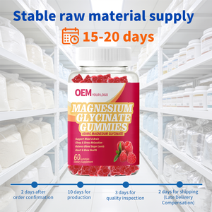 Gomitas de Glicinato de Magnesio Sin Azúcar OEM con Bajo MOQ para Relajación, Alivio del Estrés y Sueño - Plazo de Entrega Rápido para Compradores a la Vanguardia de las Tendencias del Mercado - Product Image 3