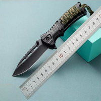 Couteau pliant de survie en acier inoxydable avec manche en plastique OEM EDC pour le camping en plein air, outil multifonction