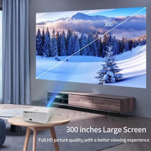 Projecteur de cinéma maison intelligent WiFi 6 de haute qualité <span class=keywords><strong>X1</strong></span> Pro Android 9.0 Home Theater LCD Full HD 1080P Vidéo Home Cinema avec mise au point automatique - Product Image 3