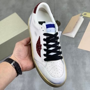 Chaussures de marche légères et tendance pour hommes, en cuir véritable de designer, blanches, en duvet d'oie, antidérapantes, confortables, à lacets - Product Image 2