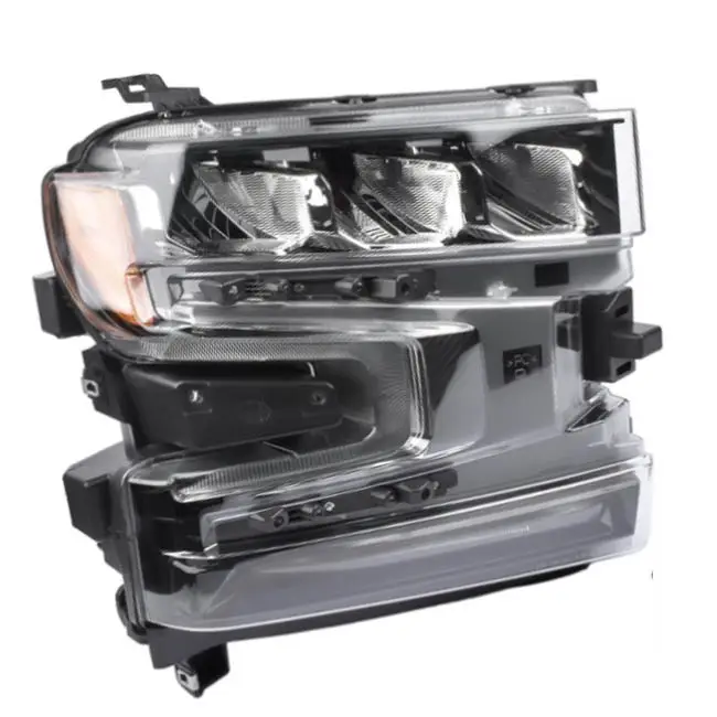 Lampu depan LED untuk Chevy Silverado1500 19-21 OEM Side sisi penumpang lampu depan LED