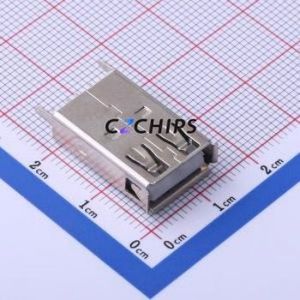 KH-AF180ZJ-20.5-JB <b>USB</b> Connector Through hole Component (THT) Connector Type-<b>A</b> <b>USB</b> <b>2.0</b> Female Through Hole - Product Image 1